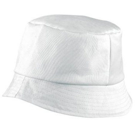 4x White fisherman hat