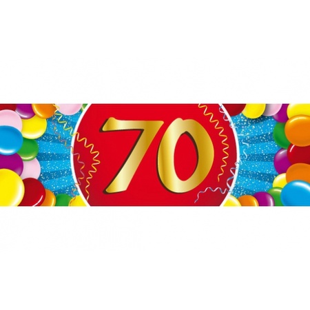 70 jaar leeftijd sticker verjaardag versiering