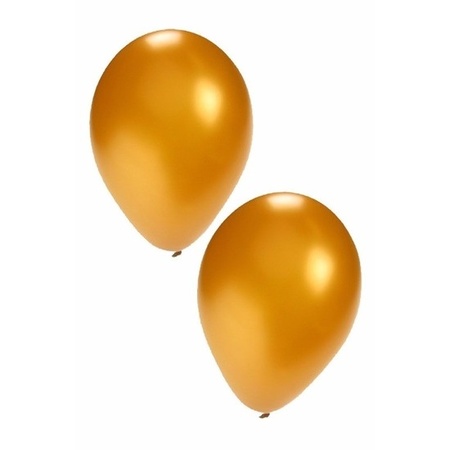 75 Stuks gouden ballonnen