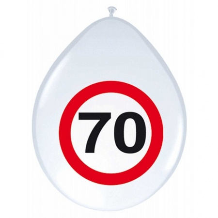 Traffic sign 70 year decoration package