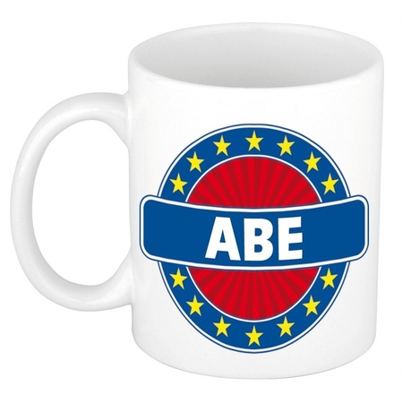Voornaam Abe koffie/thee mok of beker