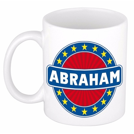 Voornaam Abraham koffie/thee mok of beker