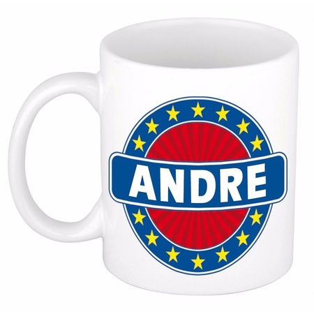 Voornaam Andre koffie/thee mok of beker