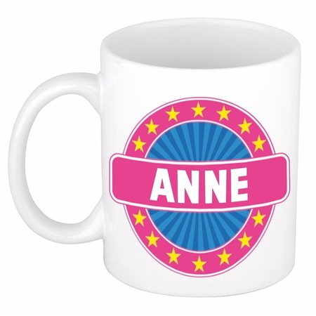 Voornaam Anne koffie/thee mok of beker