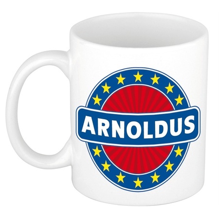 Voornaam Arnoldus koffie/thee mok of beker