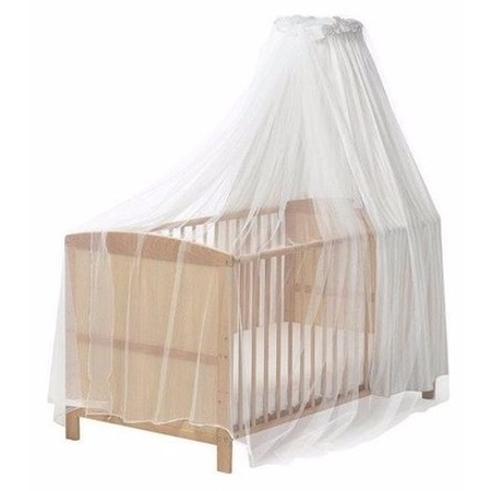 Babykamer anti-muggen klamboe wit