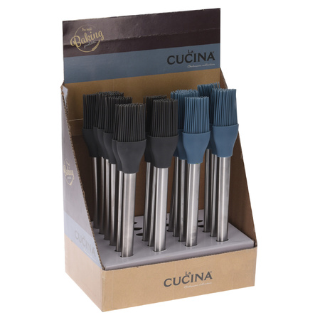 La Cucina Brush - silver/anthracite - stainless steel/Silicone -  26 cm - Kitchen ware