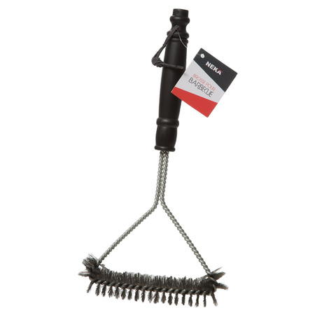 Barbecue grill cleaning brushes