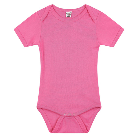Basic romper pink for babies