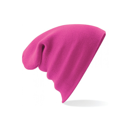 Basic winter hat fuchsia pink