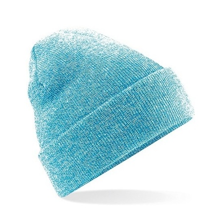 Basic winter hat light blue blended for adults
