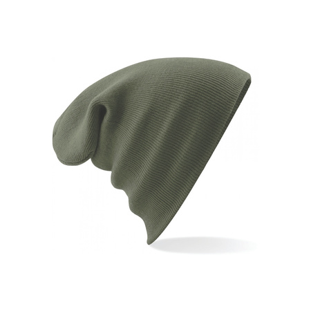 Basic winter hat olive green