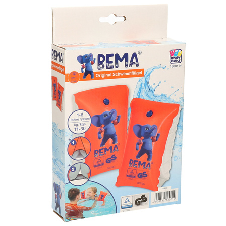 Bema inflatable swimming arm bands/rings/sleeves 1-6 years/30kg
