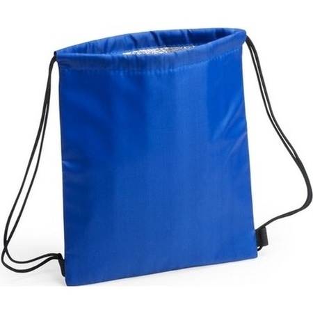 Blue cooler bag backpack 27 x 33 cm