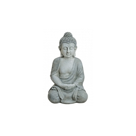 Buddha statue gray 47 cm
