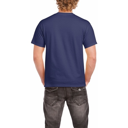 Dark blue cotton shirt for adults