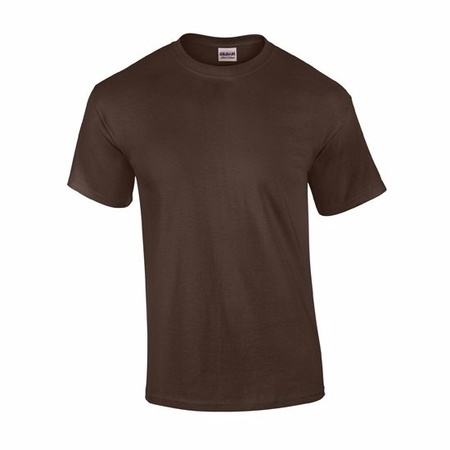 Voordelig donkerbruin T-shirt voor volwassenen