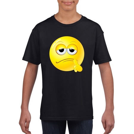 Emoticon t-shirt questionable black children