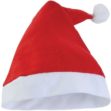 Foute Kerst Opposuits pakken/kostuums met Kerstmuts - maat 54 (2XL) voor heren Christmaster