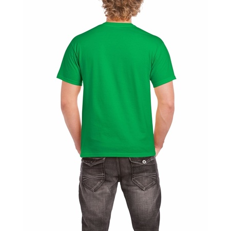 Voordelig fel groene T-shirts voor heren
