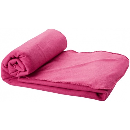 Fleece plaid pink 150 x 120 cm