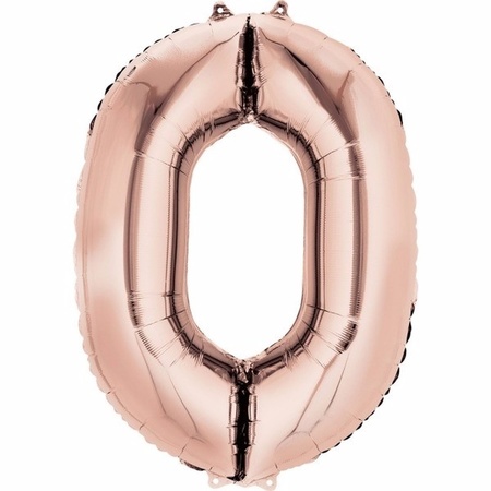 Helium/folie Ballonnen - 2023 - rose goud - 88 cm