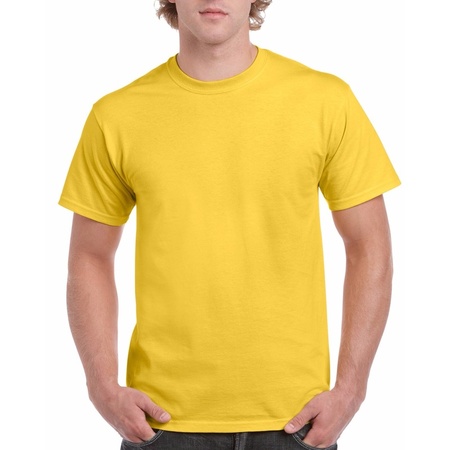 Voordelig geel T-shirt voor heren