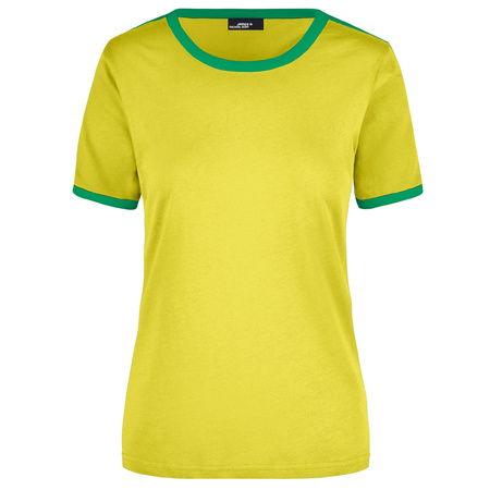 Dames t-shirt in Brazilie kleuren