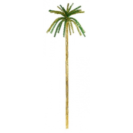 Palmboom folie decoratie 200 cm muur/wand
