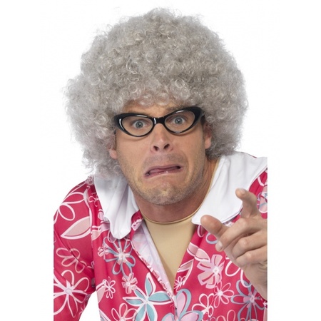 Granny wig with perm