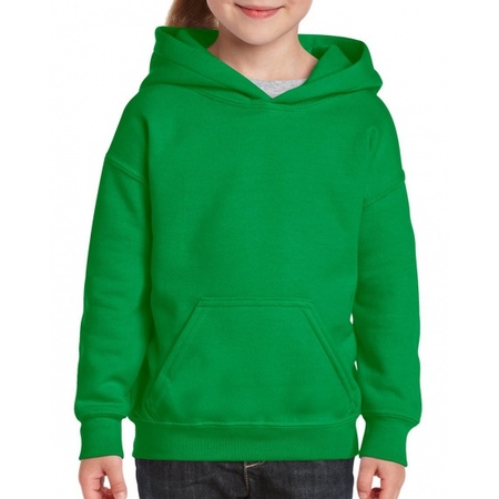 Green hooded sweater for girls