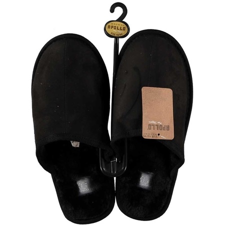 Gents slippers black size 41-42