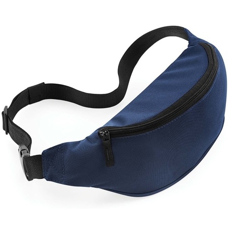 Belly bag/fanny pack navy blue 38 x 14 x 8 cm festival musthave