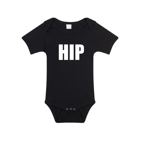 Hip romper black baby