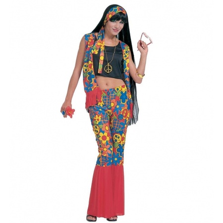 Hippie flower power kleding vrouwen