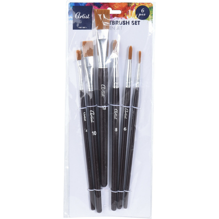 Hobby painting pensils set of 6x