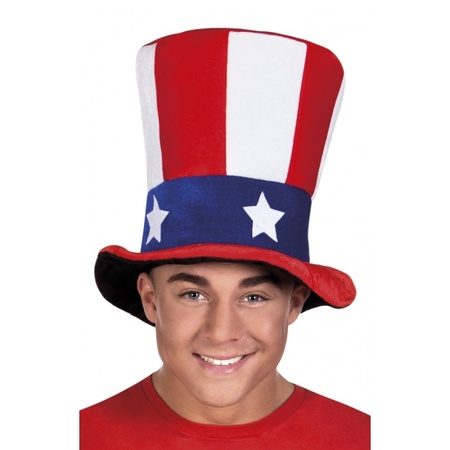 Uncle Sam top hat for adults
