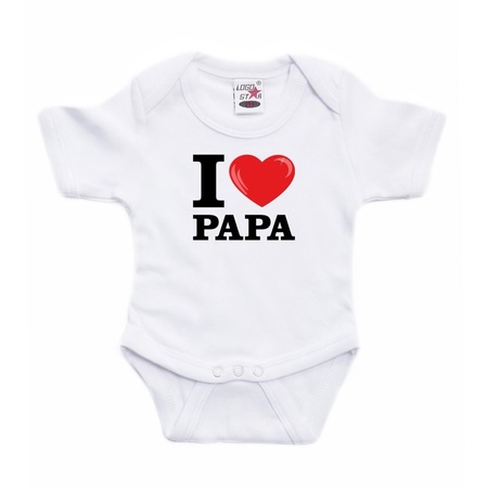 I love Papa rompertje wit babies
