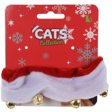 Kerst accessoires halsbanden voor katten/poezen