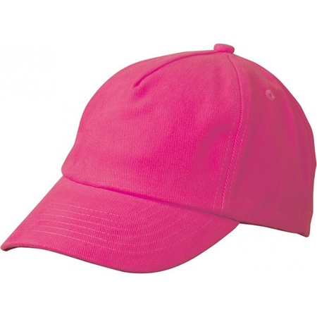 Fuchsia roze kleur kinder caps