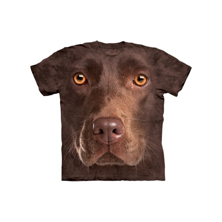 Dog T-shirt brown Labrador for kids