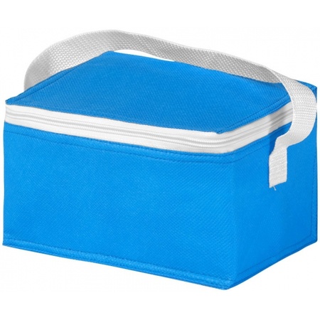 Strand sixpack mini koeltasjes blauw 20 x 15 x 12 cm