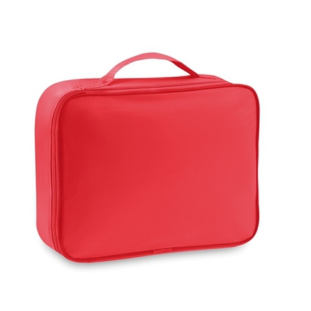 Bright red cooler briefcase 27 cm