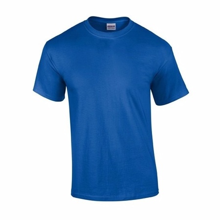 Voordelig kobaltblauw T-shirt voor volwassenen