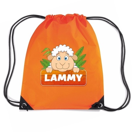Lammy the sheep nylon bag orange 11 liter