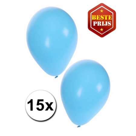 Lichtblauwe en blauwe ballonnen 30 stuks