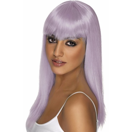 Lilac glamour wig
