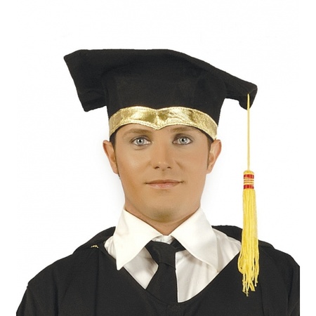 Graduation hat deluxe 23 x 10 cm