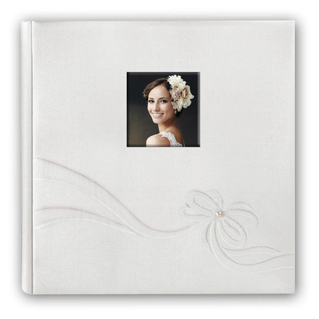 Luxe fotoboek/fotoalbum Karen bruiloft/huwelijk met 30 paginas wit 32 x 32 x 4 cm