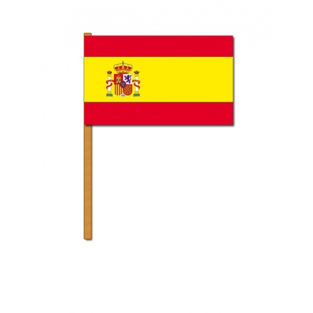 Spanje zwaaivlaggetjes 30 x 45 cm
